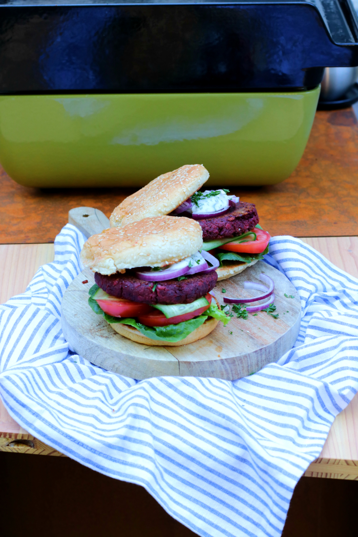 vegetarische bieten burger www.jaimyskitchen.nl