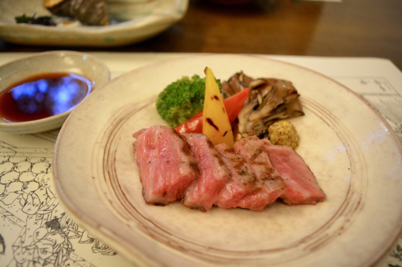 Kaiseki diner Wagyu Beef