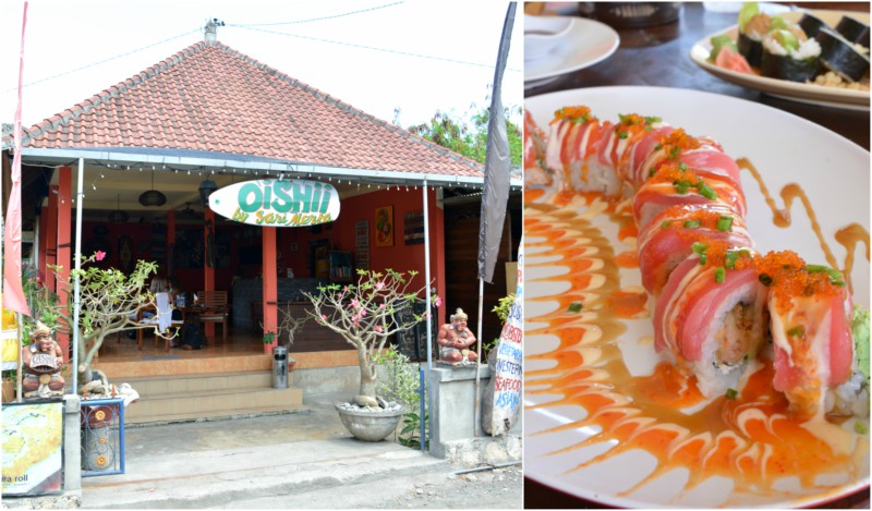 Oishii Sushi Nusa Lembongan www.jaimyskitchen.nl